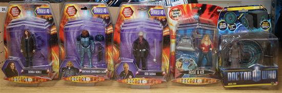 Doctor Who - Character Options - poseable action figures; in carded blister packs (12)